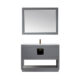 Altair Remi 48" Single Bathroom Vanity Set in Gray and Carrara White Marble Countertop with Mirror  532048-GR-CA - Image 10