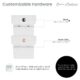 Swiss Madison Carre One Piece Square Toilet Dual Flush 1.1/1.6 gpf with 10" Rough In - SM-1T276 - Image 10