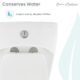 Swiss Madison Manoir One-Piece Elongated Toilet ﻿Dual-Flush﻿ 1.1/1.6gpf - SM-1T203 - Image 10
