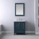 Altair Isla 30" Single Bathroom Vanity Set in Classic Blue and Carrara White Marble Countertop with Mirror 538030-CB-CA - Image 10