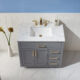 Altair Ivy 36" Single Bathroom Vanity Set in Gray and Carrara White Marble Countertop with Mirror  531036-GR-CA - Image 10
