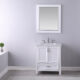 Altair Isla 30" Single Bathroom Vanity Set in White and Carrara White Marble Countertop with Mirror 538030-WH-CA - Image 11
