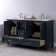 Altair Isla 60" Double Bathroom Vanity Set in Classic Blue and Carrara White Marble Countertop with Mirror 538060-CB-CA - Image 11