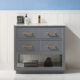 Altair Remi 36" Single Bathroom Vanity Set in Gray and Carrara White Marble Countertop with Mirror  532036-GR-CA - Image 11