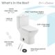 Swiss Madison Carre One Piece Square Toilet Dual Flush 1.1/1.6 gpf with 10" Rough In - SM-1T276 - Image 11