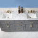 Altair Ivy 72" Double Bathroom Vanity Set in Gray and Carrara White Marble Countertop with Mirror 531072-GR-CA - Image 11