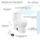 Swiss Madison Virage One-Piece Elongated Toilet Vortex™ Dual-Flush 1.1/1.6 gpf - SM-1T118 - Image 11