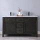 Altair Maribella 60" Double Bathroom Vanity Set in Rust Black and Carrara White Marble Countertop with Mirror 535060-RL-CA - Image 11
