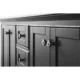 Ancerre Audrey 72" Bathroom Vanity Set in Sapphire Gray with 24" Mirror VTSM-AUDREY-72-SG-CW - Image 6
