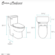 Swiss Madison Classé One-Piece Toilet with Front Flush Handle 1.28 gpf - SM-1T116 - Image 26