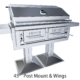 Sunstone 42" Gas Hybrid Dual Zone Charcoal/Wood Burning Grill EMCHDZ42 - Image 12