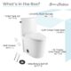 Swiss Madison St. Tropez One-Piece Elongated Toilet Vortex™ Side Flush 1.28 gpf - SM-1T253 - Image 12