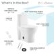 Swiss Madison Monaco One-Piece Elongated Toilet Dual-Flush 1.1/1.6 gpf - SM-1T108 - Image 12