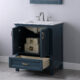 Altair Isla 30" Single Bathroom Vanity Set in Classic Blue and Carrara White Marble Countertop with Mirror 538030-CB-CA - Image 12