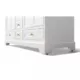 Ancerre Audrey 60" Bathroom Vanity Set in White with 24" Mirrors VTSM-AUDREY-60-W-CW-GD - Image 6