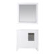 Altair Maribella 36" Single Bathroom Vanity Set in White and Carrara White Marble Countertop with Mirror 535036-WH-CA - Image 12