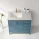 Altair Sutton 36" Single Bathroom Vanity Set in Royal Green and Carrara White Marble Countertop with Mirror  541036-RG-CA - Image 12