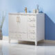 Altair Sutton 36" Single Bathroom Vanity Set in White and Carrara White Marble Countertop with Mirror  541036-WH-CA - Image 12