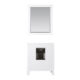 Altair Maribella 30" Single Bathroom Vanity Set in White and Carrara White Marble Countertop with Mirror 535030-WH-CA - Image 12