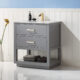 Altair Remi 30" Single Bathroom Vanity Set in Gray and Carrara White Marble Countertop with Mirror  532030-GR-CA - Image 12