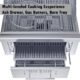 Sunstone 30” Gas Burners Hybrid Single Zone Charcoal/Wood Burning w/Infra-Red Burner Grill SUNCHSZ30 - Image 12