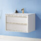 Altair Morgan 30" Single Bathroom Vanity Set in White and Composite Carrara White Stone Countertop with Mirror 534030-WH-AW - Image 13