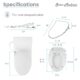 Swiss Madison Avancer One-Piece Toilet with Cascade Smart Seat 0.95/1.26 gpf  SM-ST021 - Image 13
