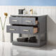 Altair Remi 36" Single Bathroom Vanity Set in Gray and Carrara White Marble Countertop with Mirror  532036-GR-CA - Image 13