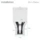 Swiss Madison Carre One Piece Square Toilet Dual Flush 1.1/1.6 gpf with 10" Rough In - SM-1T276 - Image 13