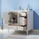 Altair Sutton 36" Single Bathroom Vanity Set in White and Carrara White Marble Countertop with Mirror  541036-WH-CA - Image 13