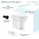 Swiss Madison Carré Back-To-Wall Elongated Toilet Bowl - SM-WT530 - Image 13