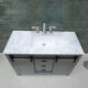 Altair Kinsley 48" Single Bathroom Vanity Set in Gray and Carrara White Marble Countertop with Mirror 536048-GR-CA - Image 13