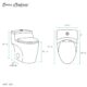 Swiss Madison Manoir One-Piece Elongated Toilet ﻿Dual-Flush﻿ 1.1/1.6gpf - SM-1T203 - Image 13