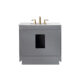 Altair Ivy 36" Single Bathroom Vanity Set in Gray and Carrara White Marble Countertop with Mirror  531036-GR-CA - Image 13