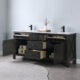 Altair Maribella 72" Double Bathroom Vanity Set in Rust Black and Carrara White Marble Countertop with Mirror  535072-RL-CA - Image 13