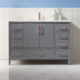 Altair Sutton 48" Single Bathroom Vanity Set in Gray and Carrara White Marble Countertop with Mirror  541048-GR-CA - Image 11