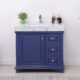 Altair Jardin 36" Single Bathroom Vanity Set in Jewelry Blue and Carrara White Marble Countertop with Mirror  539036-JB-CA - Image 13