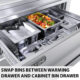 Sunstone 34" Single Warming Drawer Cabinet SAC34SWC - Image 5