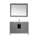 Altair Sutton 48" Single Bathroom Vanity Set in Gray and Carrara White Marble Countertop with Mirror  541048-GR-CA - Image 14