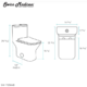 Swiss Madison Carré One-Piece Square Toilet Dual-Flush 1.1/1.6 gpf - SM-1T256 - Image 29