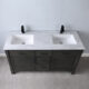 Altair Maribella 60" Double Bathroom Vanity Set in Rust Black and Carrara White Marble Countertop with Mirror 535060-RL-CA - Image 14