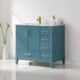 Altair Sutton 36" Single Bathroom Vanity Set in Royal Green and Carrara White Marble Countertop with Mirror  541036-RG-CA - Image 14