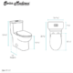 Swiss Madison Classé One-Piece Elongated Toilet Dual-Flush 1.1/1.6 gpf - SM-1T117 - Image 14