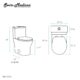 Swiss Madison Sublime II Two-Piece Round Toilet Dual-Flush 0.8/1.28 gpf - SM-2T257 - Image 14