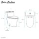 Swiss Madison Bastille One-Piece Elongated Toilet Vortex™ Dual-Flush 1.1/1.6 gpf - SM-1T128 - Image 15