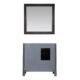 Altair Maribella 36" Single Bathroom Vanity Set in Rust Black and Carrara White Marble Countertop with Mirror 535036-RL-CA - Image 15