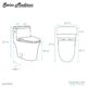 Swiss Madison Hugo One-Piece Elongated Toilet Touchless Dual-Flush 1.1/1.6 gpf - SM-1T265 - Image 15