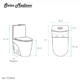 Swiss Madison St. Tropez One-Piece Elongated Toilet Vortex™ Dual-Flush 1.1/1.6 gpf - SM-1T254 - Image 44