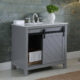 Altair Kinsley 36" Single Bathroom Vanity Set in Gray and Carrara White Marble Countertop with Mirror  536036-GR-CA - Image 16