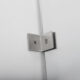 Vinnova Villena 52" W x 78" H Rectangle Single Sliding Frameless Shower Enclosure in Brushed Nickel 312052+36P-BN - Image 7